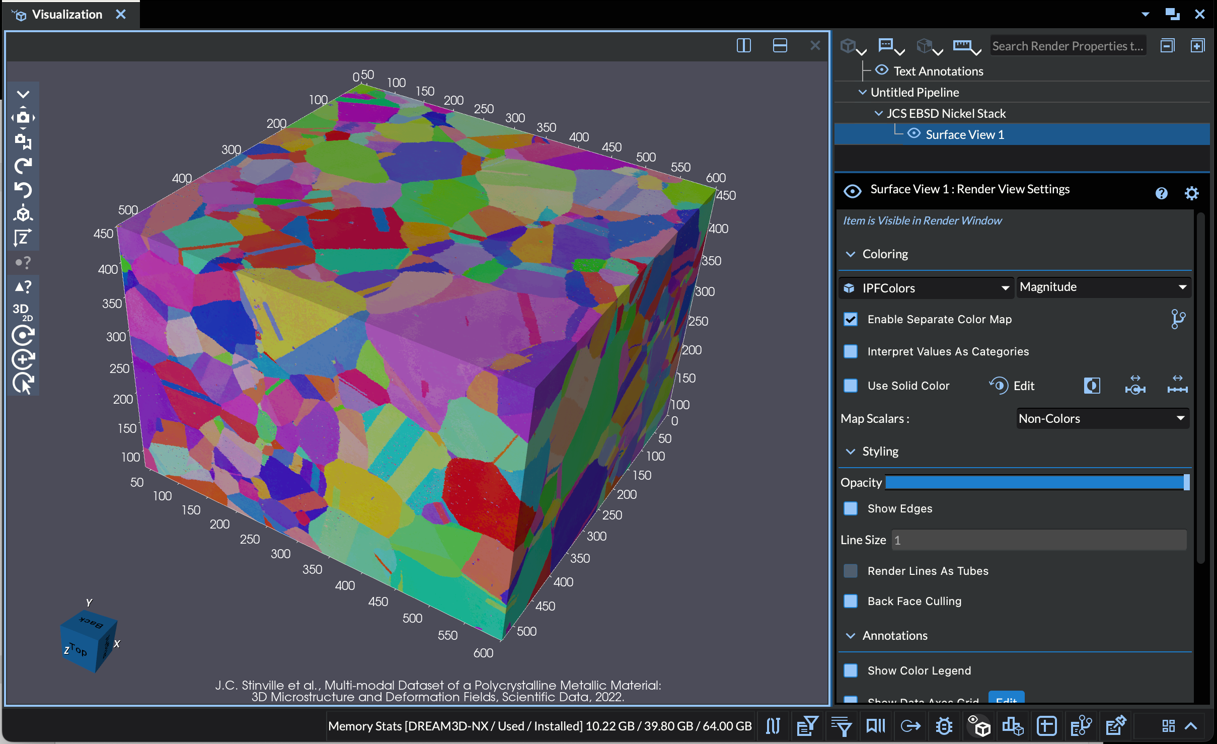 Integrated 3D visualization